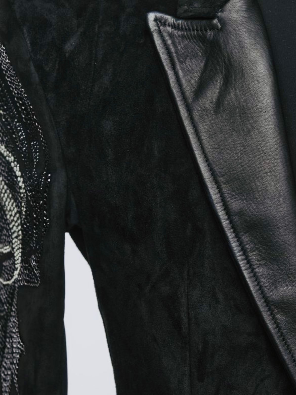 《予約品》 Anchor Layered Jacket / スワロレイヤードジャケット / ブラック 【THE ONENESS】