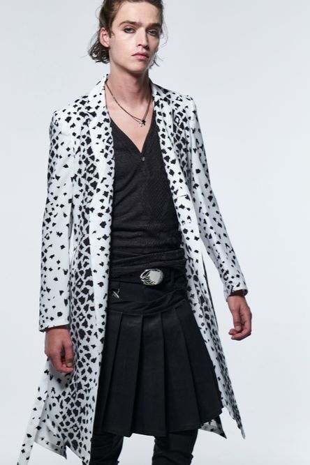 《予約品》 FlareJacket / ホワイトレオパード 【kiryuyrik】 2023年3月以降入荷予定