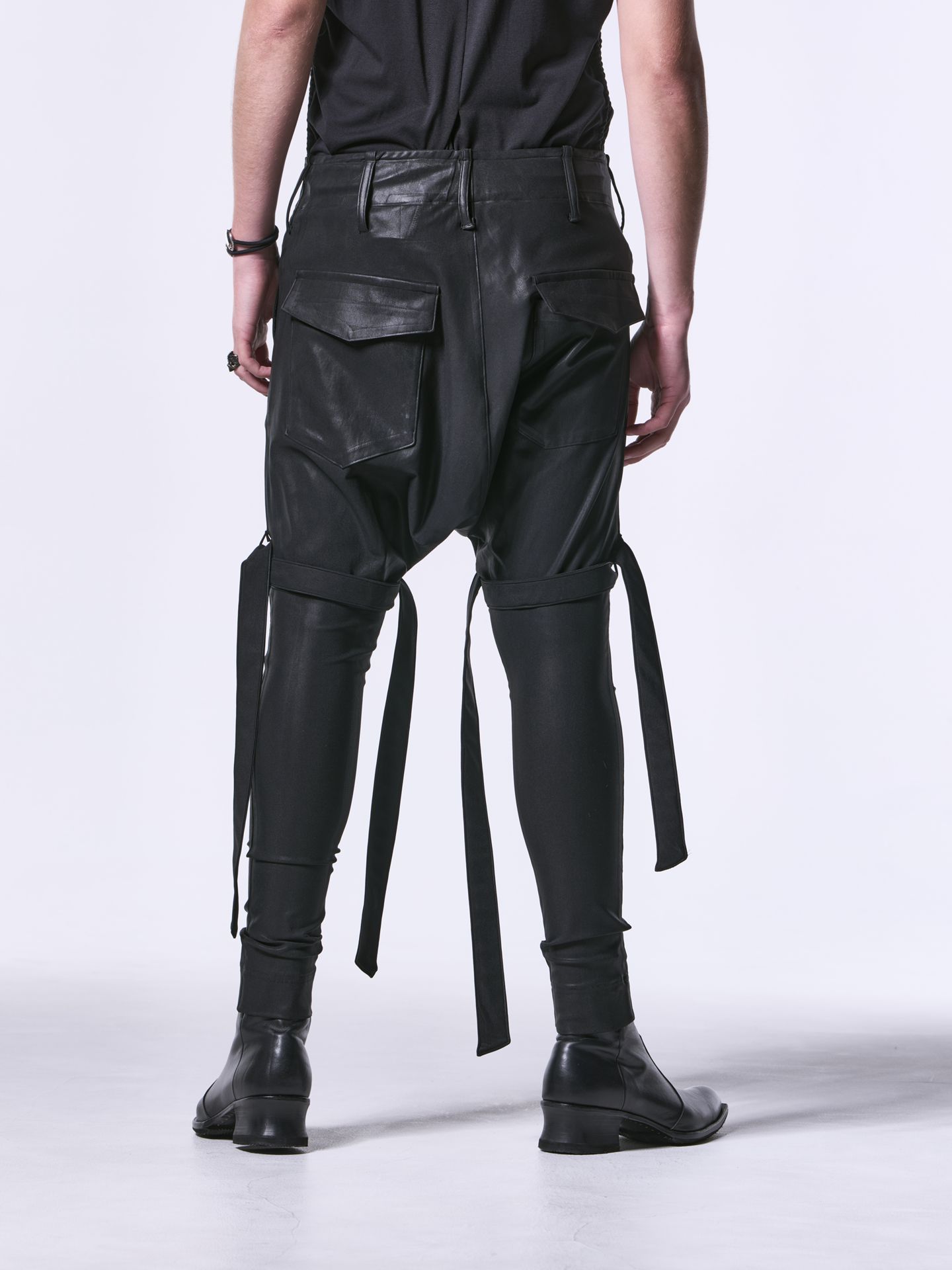 《予約品》 Straped Saruel / ストラップサルエル / ブラック・コーティング