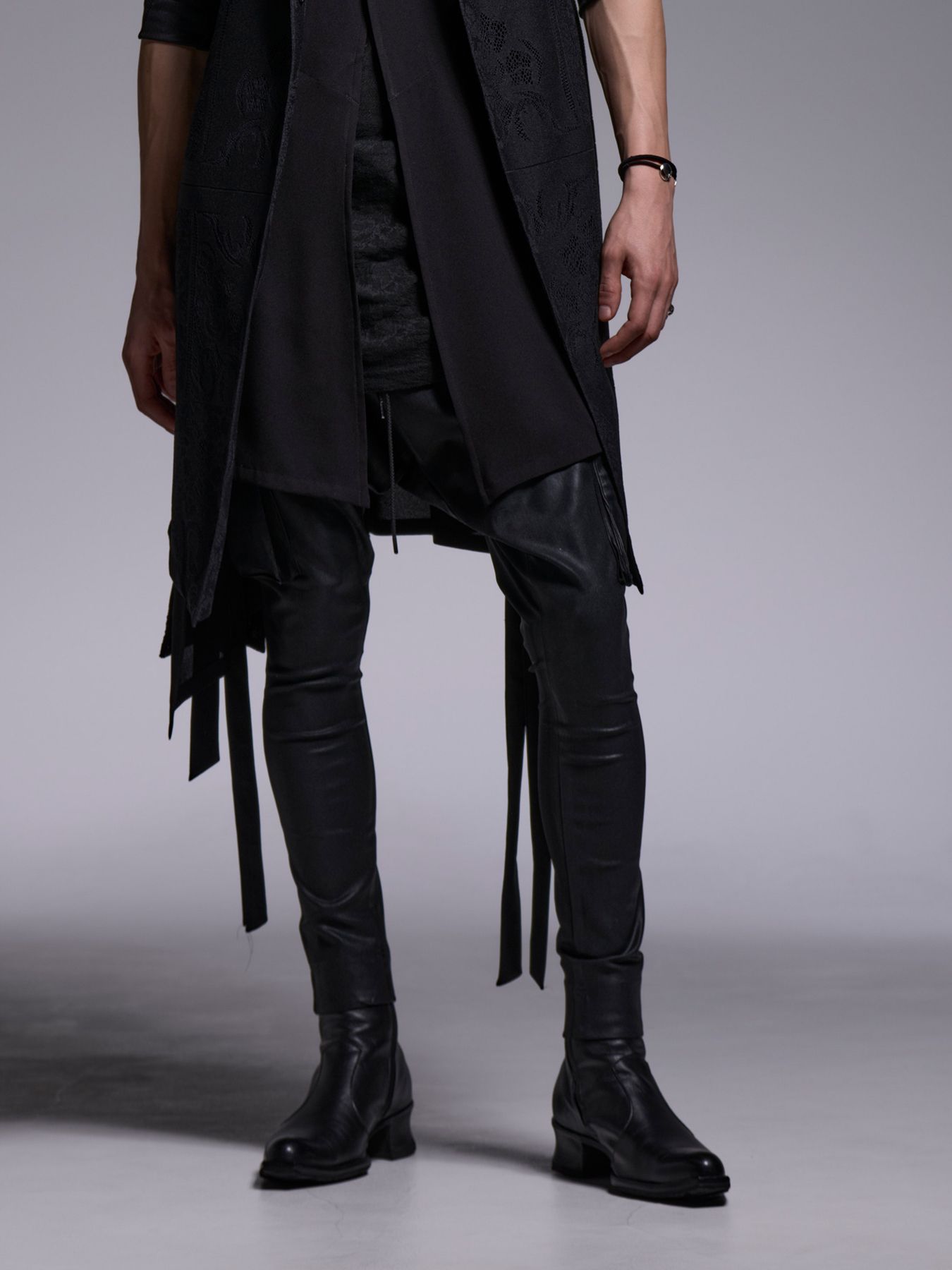 【予約品 1月4日(日) 締切】Coating Sarrouel Pants / コーティング サルエルパンツ / ブラック