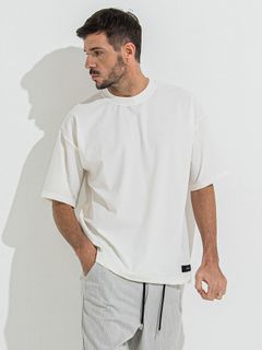 【予約品 】OX JERSEY OVER TEE / オックスジャージオーバーサイズTシャツ / ホワイト