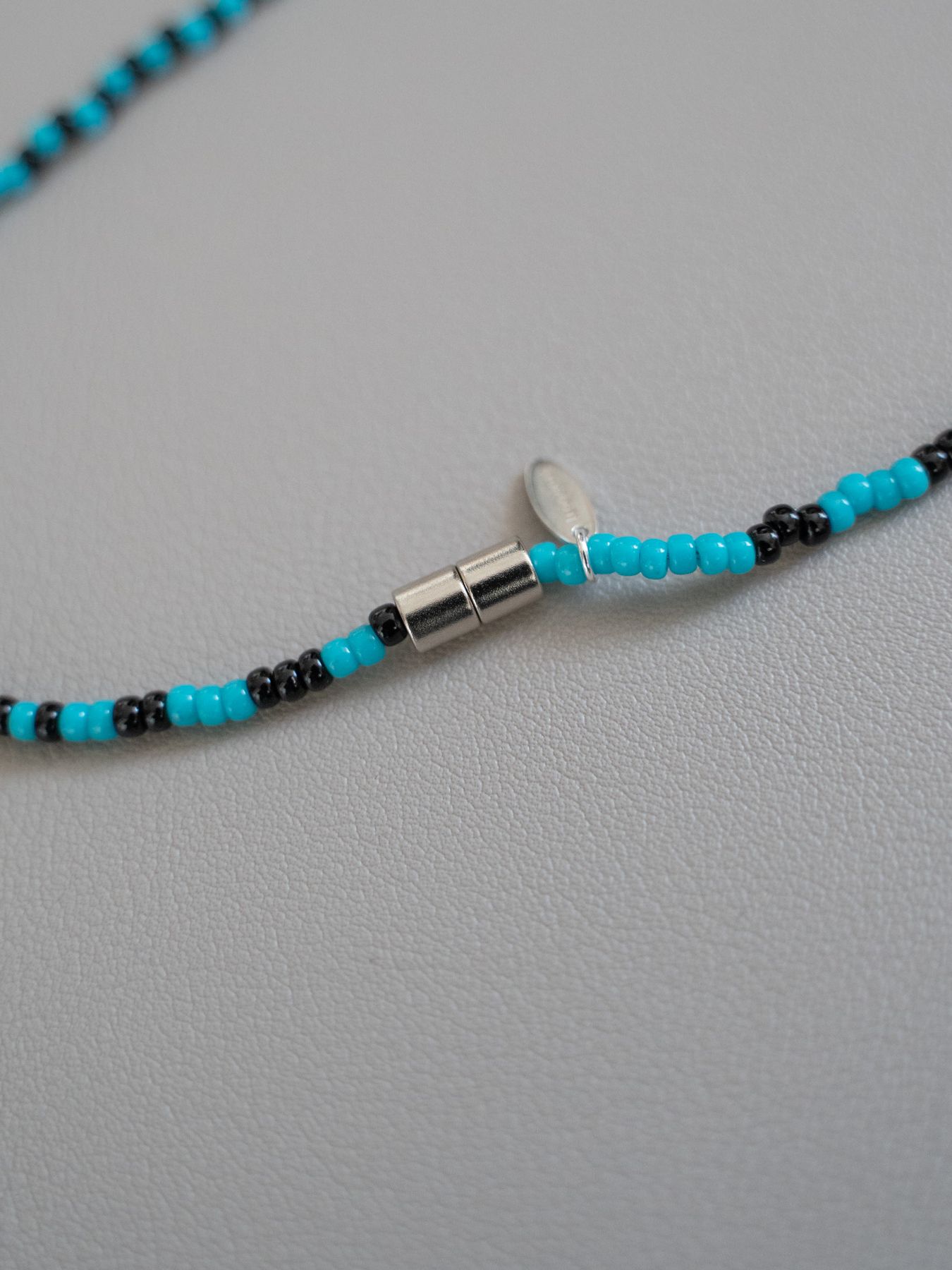 《予約品》 SHELL BEADS MIX NECKLACE / ネックレス / ブルー 【Iroquois.SENTI】