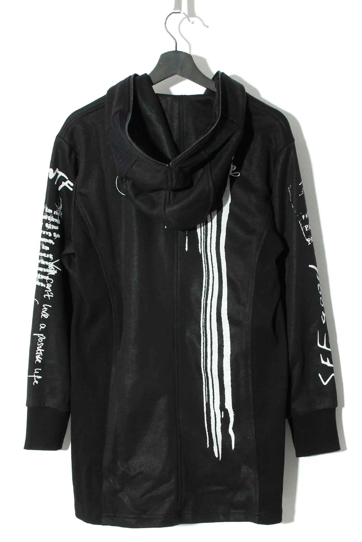 SWITCHBLADE - GRAPHICS LONG PARKA / BLACK 【SWITCH