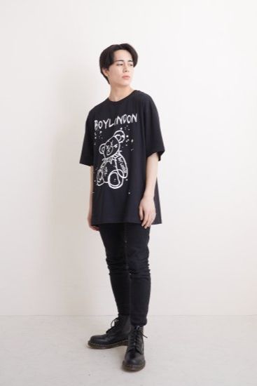 PUNK BEAR T-SHIRTS Tシャツ / BLACK 【BOY LONDON】