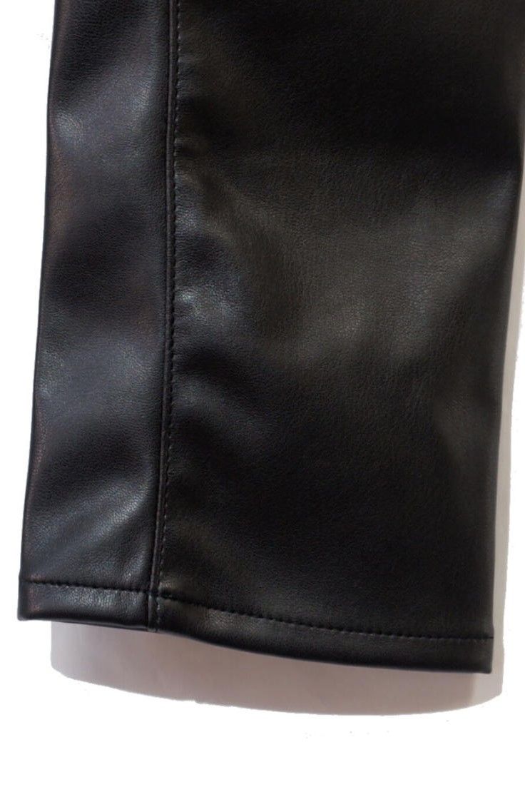 Synthetic Lamb Leather Skinny pants / BLACK 【ys Yuji SUGENO】