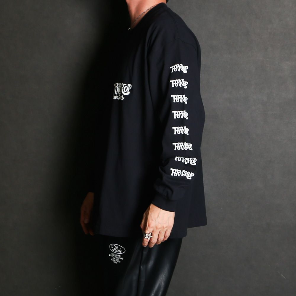 SC LOGO L/S TEE - BLACK / ロングスリーブTシャツ
