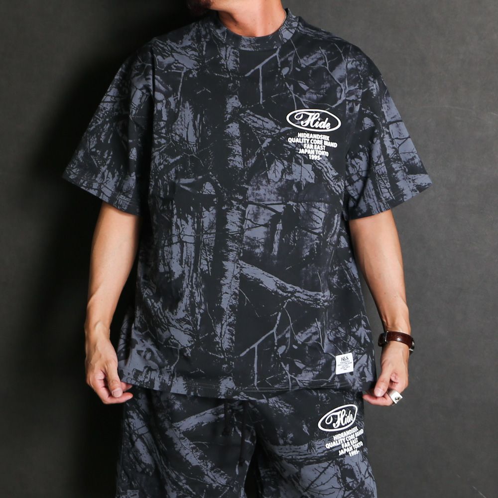 【ラスト1点-サイズXL】 Camo S/S Tee (Loose Fit) - Realtree BLK / Tシャツ / HT-050626