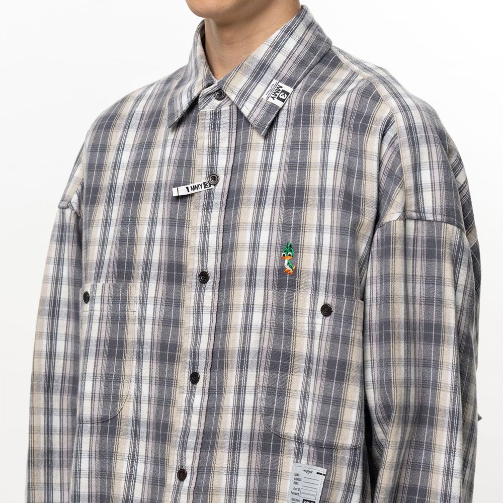 Check Long Sleeve Shirt - Black / チェック ロングスリーブ シャツ / J17SH186