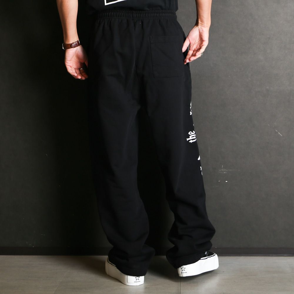 " HIDEANDSEEK × Toru Nishiura " / The H&S Sweat Pants - BLK / スウエットパンツ / H30th-010326