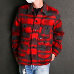 PLAID FUR WORK SHIRTS-TYPE JACKET / ブランケットチェック ワークシャツジャケット / TJK-F2016
