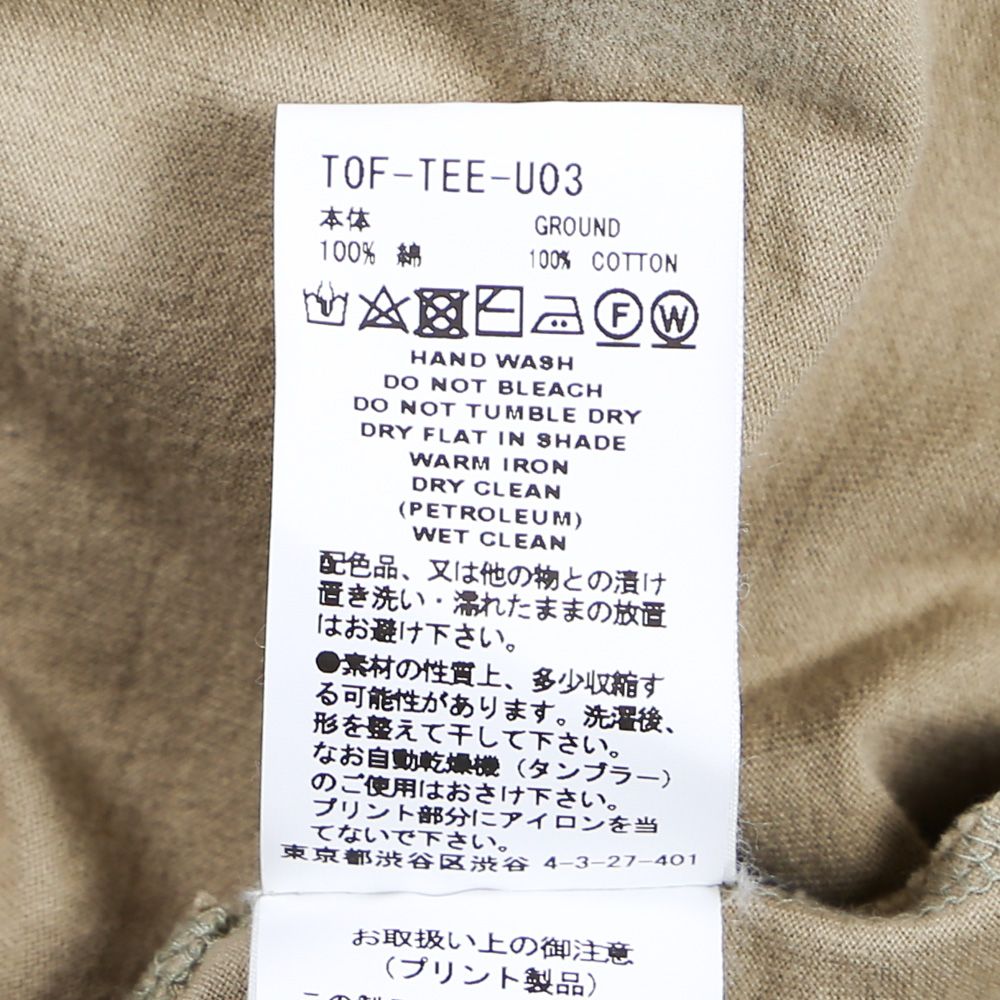 ANARCHY BIG TEE / Tシャツ / TOF-TEE-U03