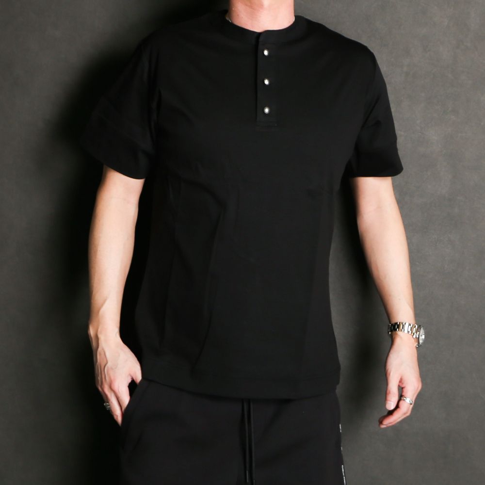 SILKETE HENRY NECK RELAX T-SHIRTS / シルケット ヘンリーネックTシャツ  / UST-22023
