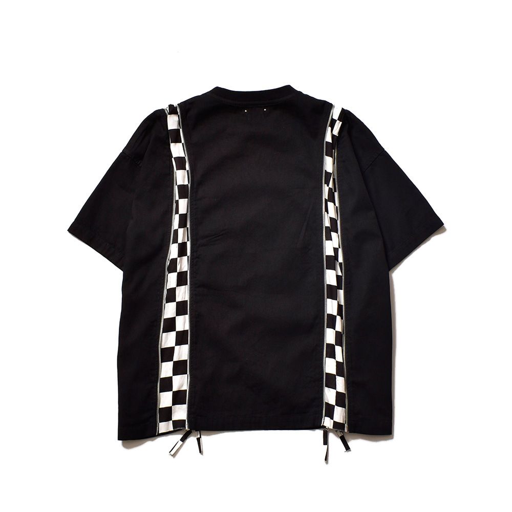 OLD PARK×MINEDENIM / Zip Wide Denim T-SH / MND-23SSOP001-97