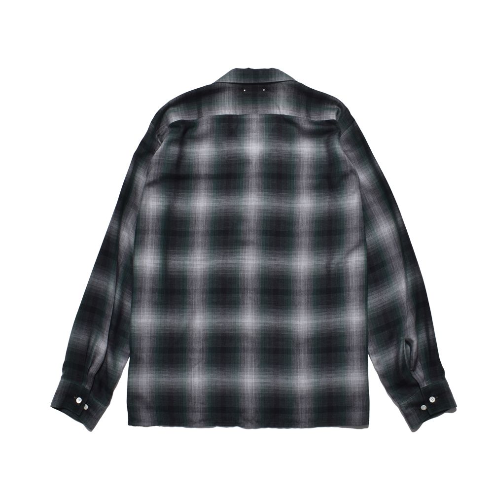 T.Rayon Ombre Open Collar Shirt  - GPT / MDFBF09501