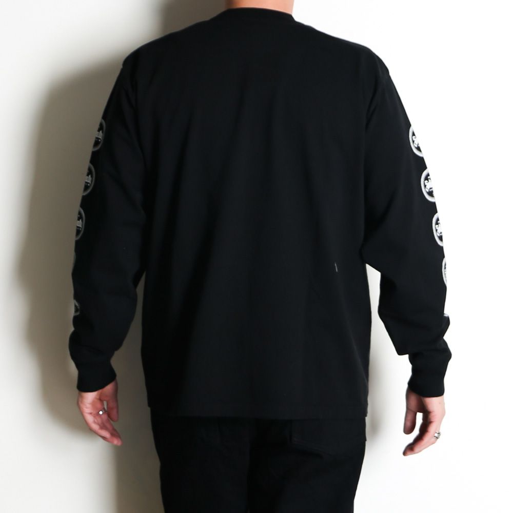 GREASER L/S TEE - BLACK / ロングスリーブ Tシャツ / 26'RTC-0202