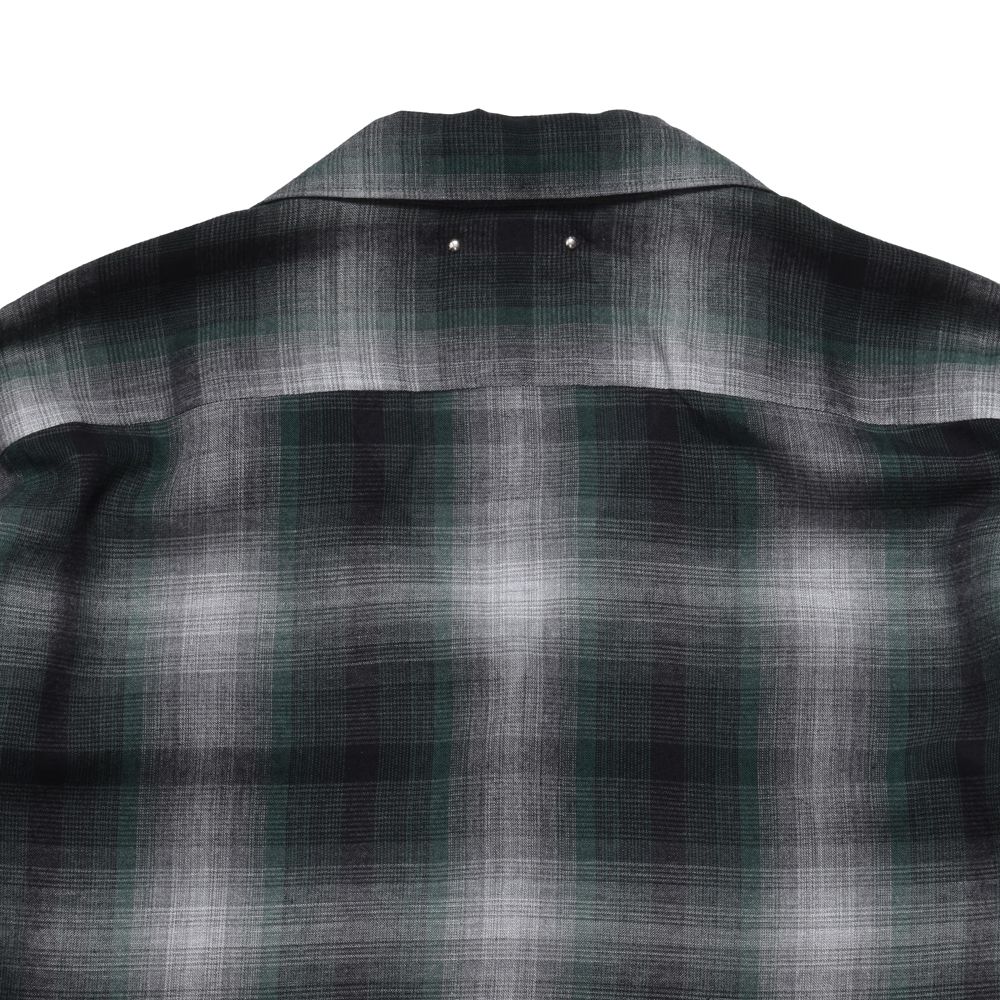 T.Rayon Ombre Open Collar Shirt  - GPT / MDFBF09501