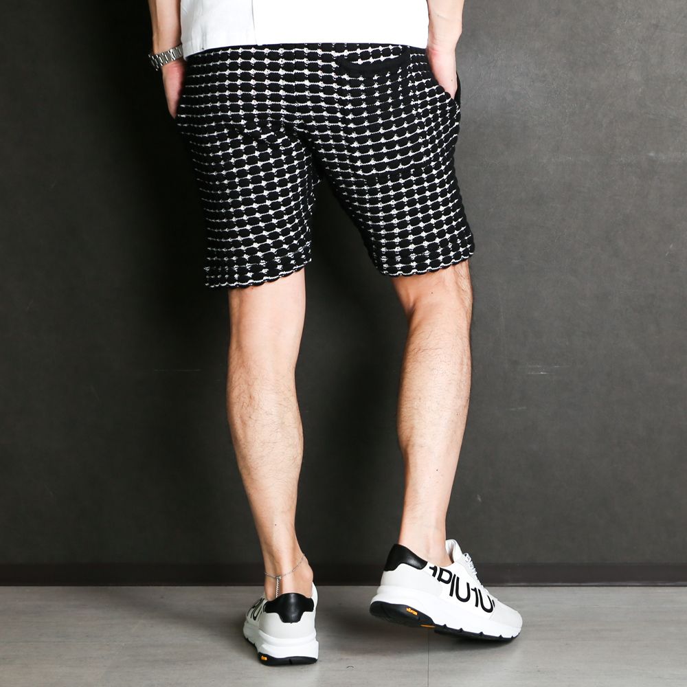BIG WAFFLE "3" KNIT SHORTS / ビッグワッフル ハーフパンツ / USB-21029