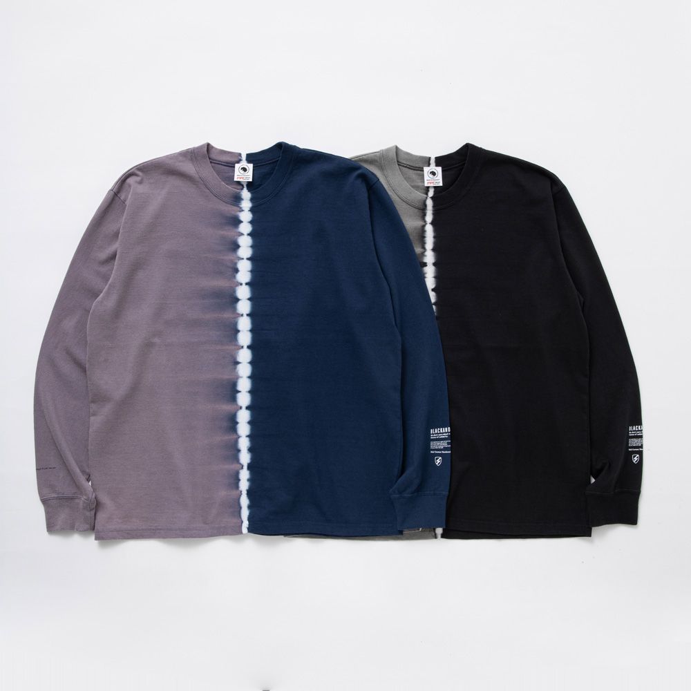 TIE DYE L/S TEE - NAVY TIE DYE / ロングスリーブTシャツ / 24'RTC-0302