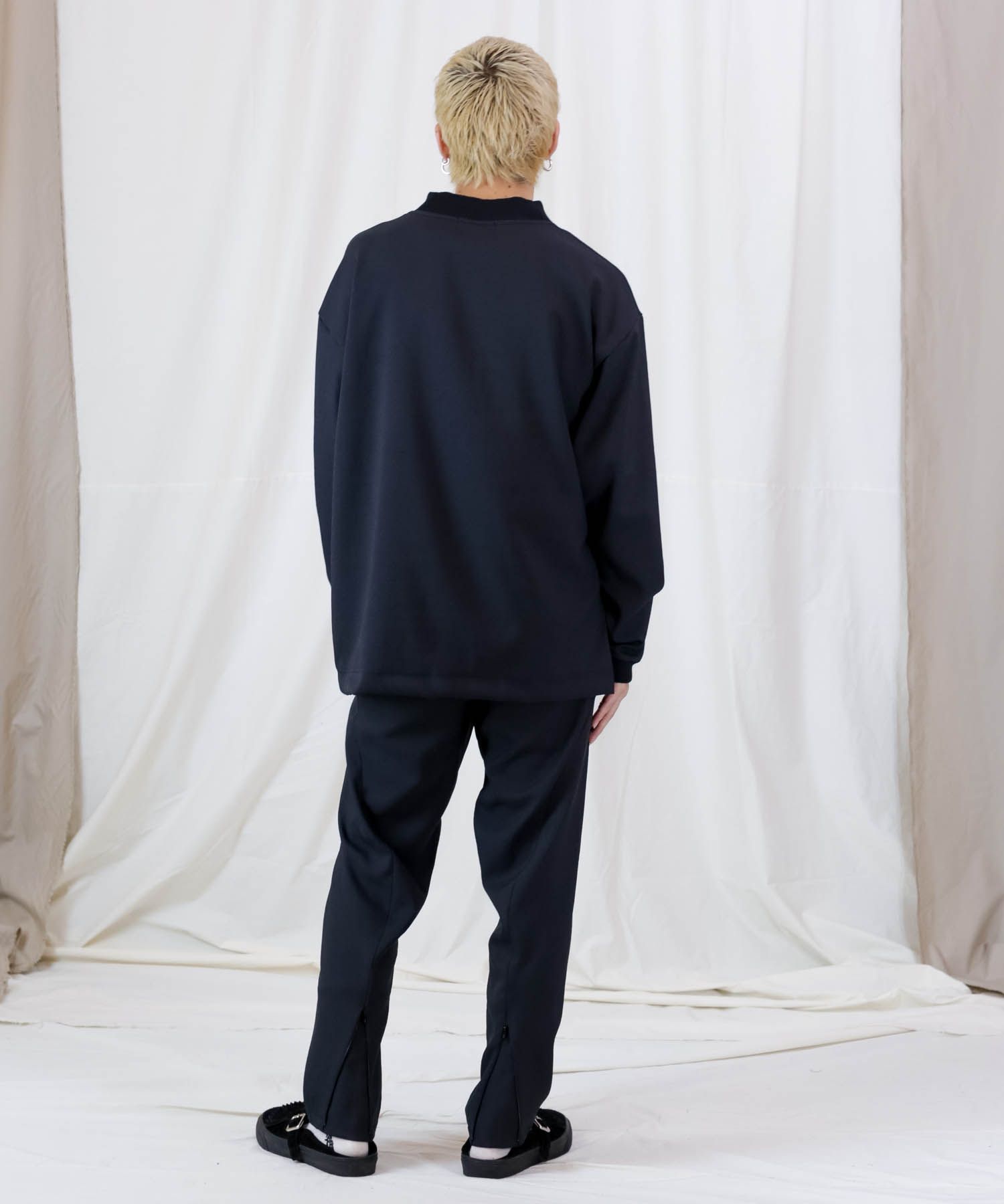 FULLDULL MOCK NECK L/S T / モックネック プルオーバーシャツ / 379111
