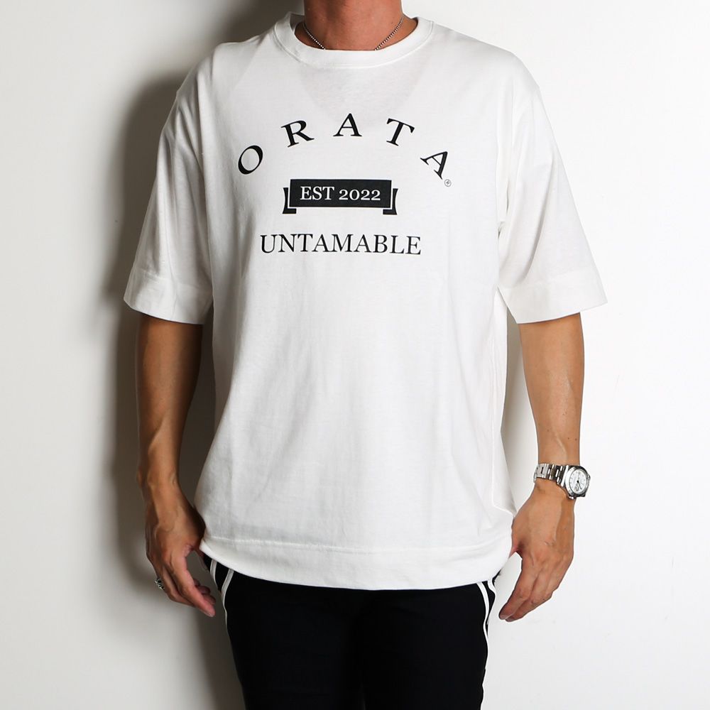 vintage college crew T / オーバーサイズ カレッジTシャツ / OR2-T-001