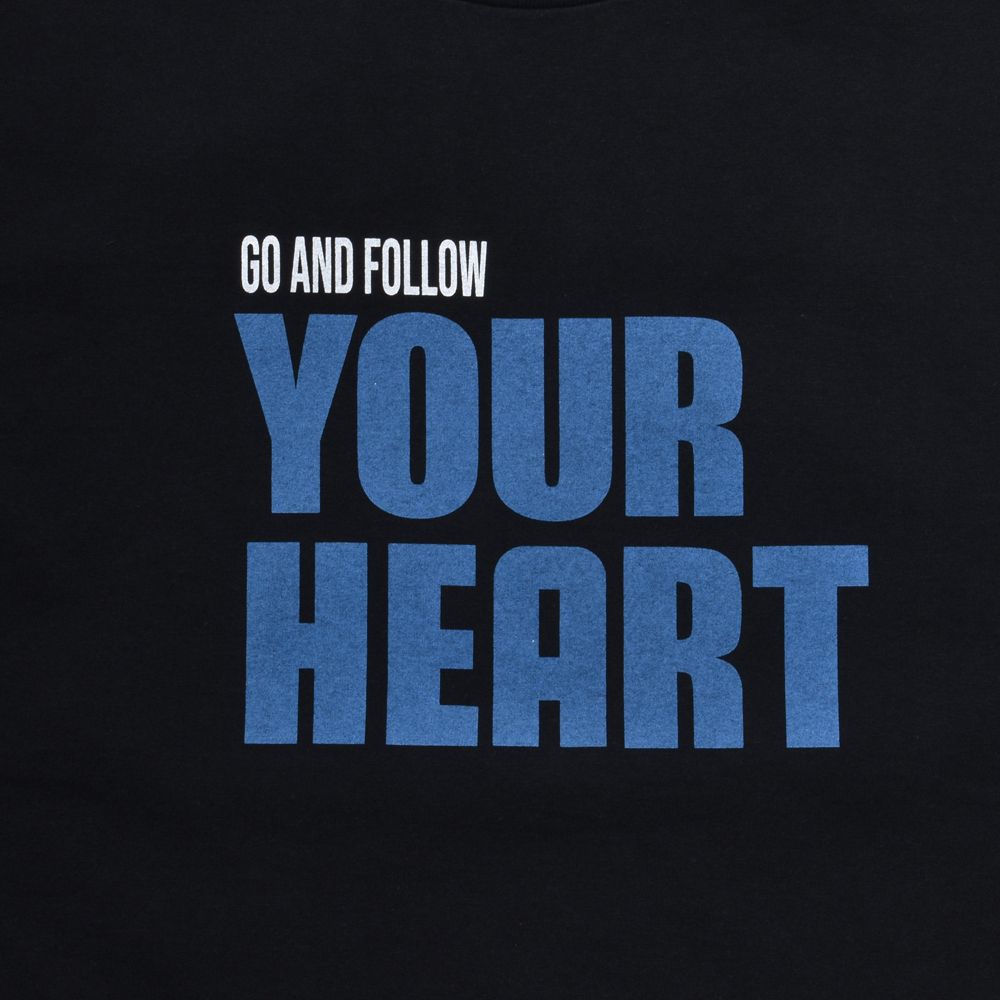 Go And Follow Your Heart T-SH - BLK / 2604-4003