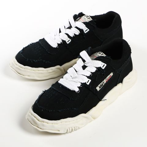 "PARKER" original sole washed canvas Low-Top sneaker / A08FW733