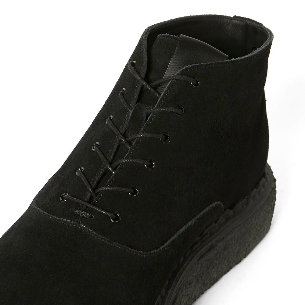 × General Scale. Maison MIHARA YASUHIRO  / Suede Lace-up Boots - Black / 2252-SE01