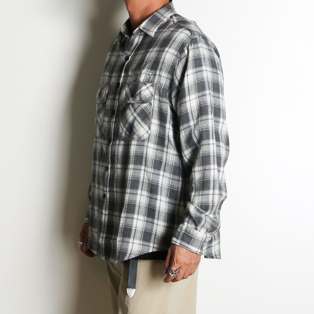 Flannel Shirt - Black / フランネルシャツ / GD0468