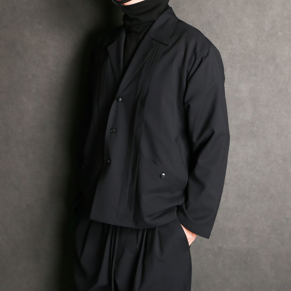 WORSTED WOOL-LIKE TWILL JK / シャツジャケット / 378205