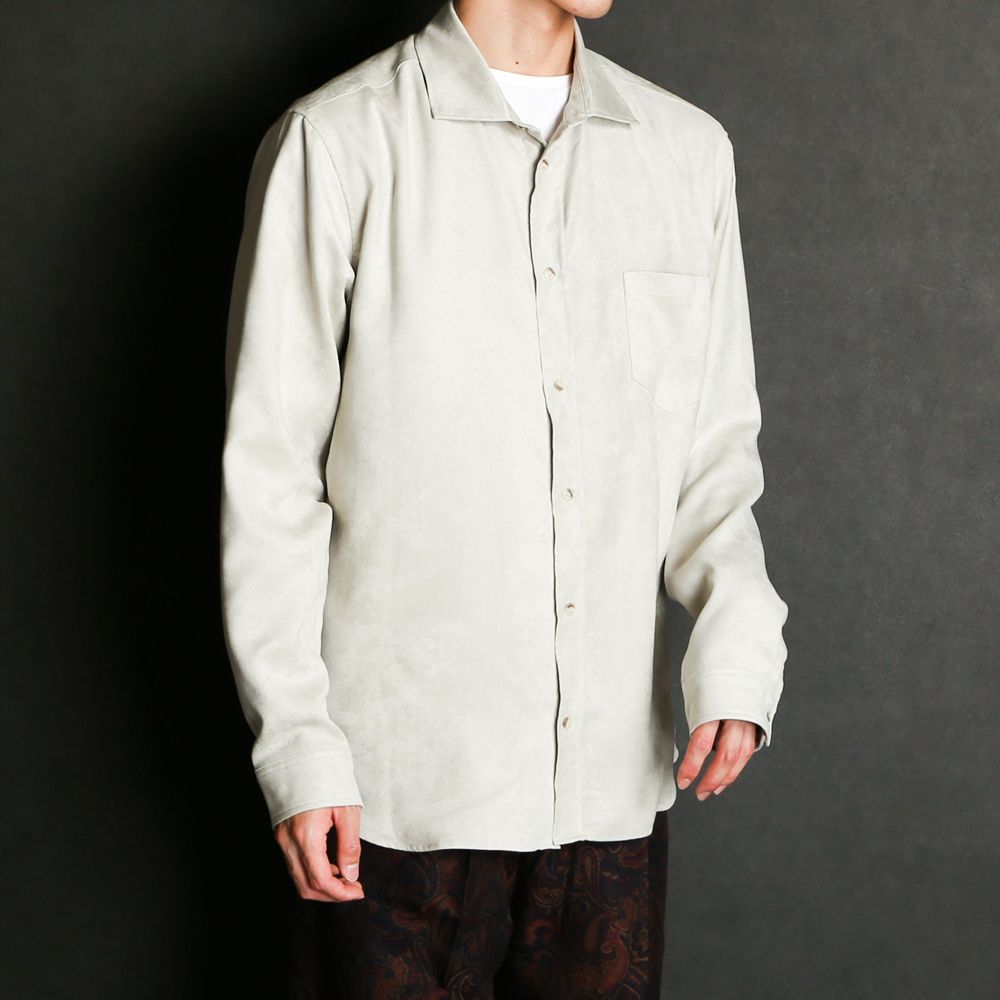 ECO SUEDE SH / エコスエード プレーンシャツ / 379207