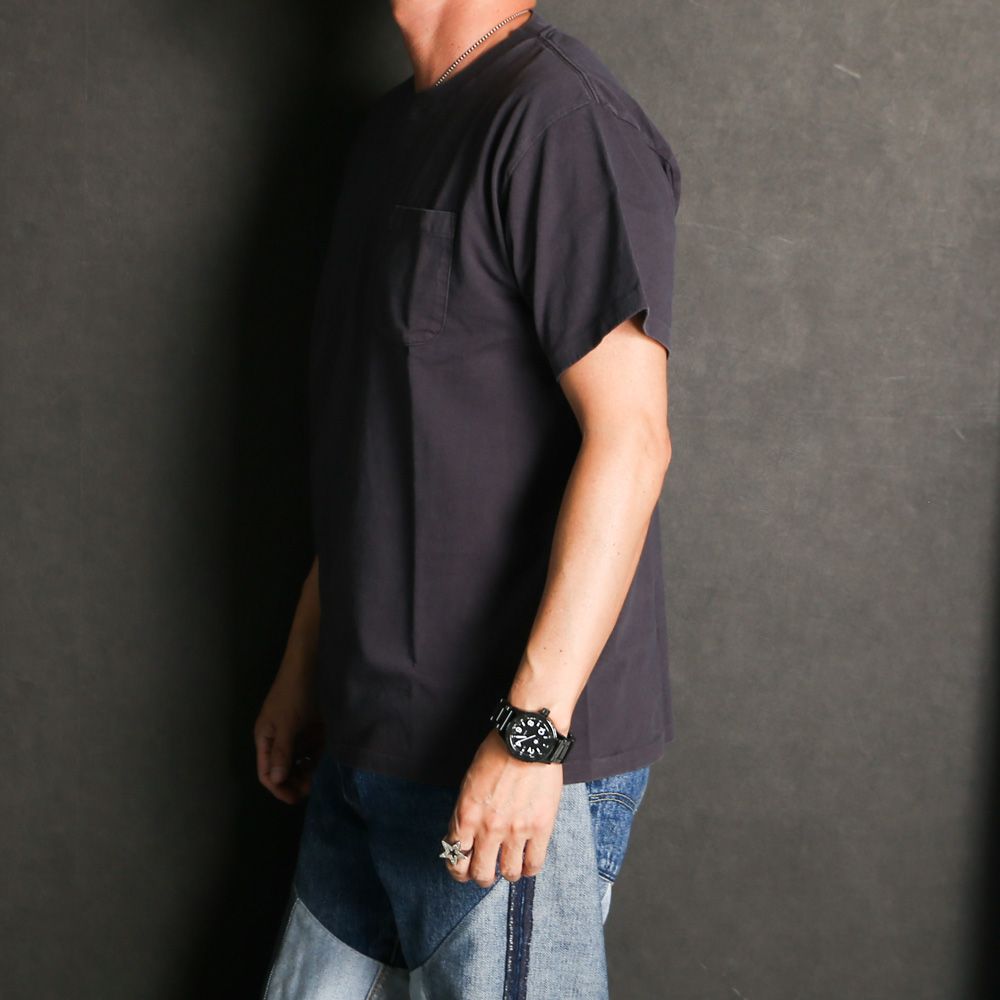 SD US Cotton Pocket T Vintage Wash - Black/ Tシャツ / TSOAB100