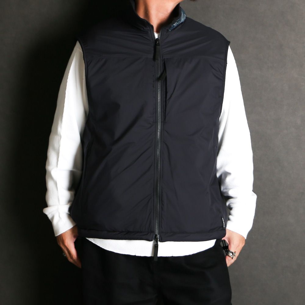 × WILD THINGS / REVERSIBLE VEST - BLACK / 9252-VE01-003