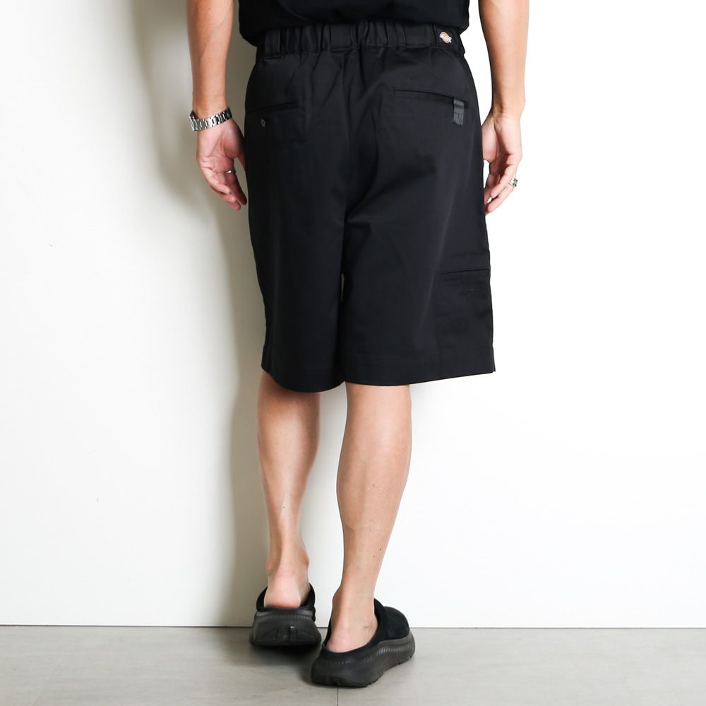 N.HOOLYWOOD - × DICKIES / HALF PANTS - BLACK / 2241-CP57-021 peg | chemical  conbination