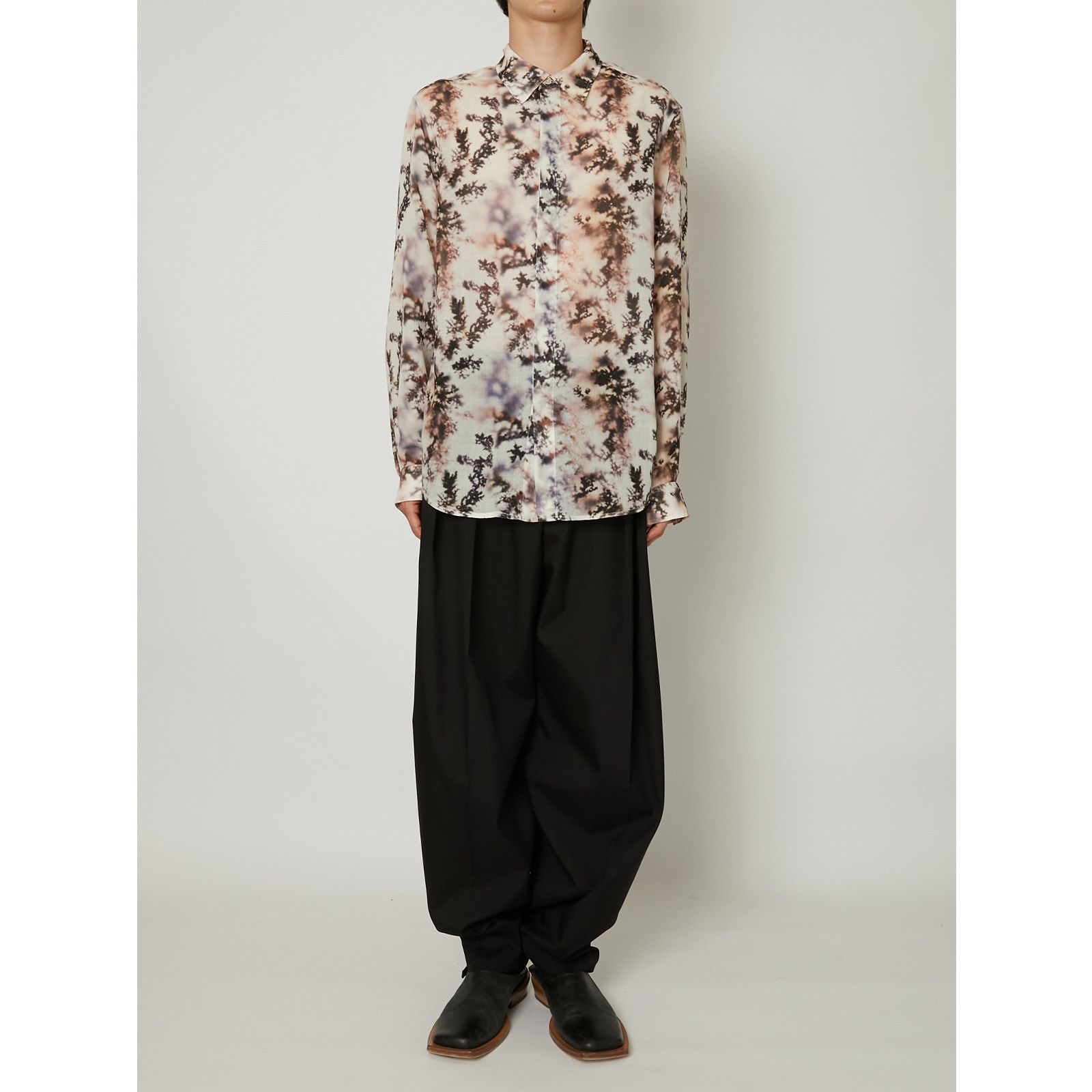 "DENDRIC AGETE" GAUZE REGULAR SHIRT / ガーゼシャツ / TA24SS-SH027