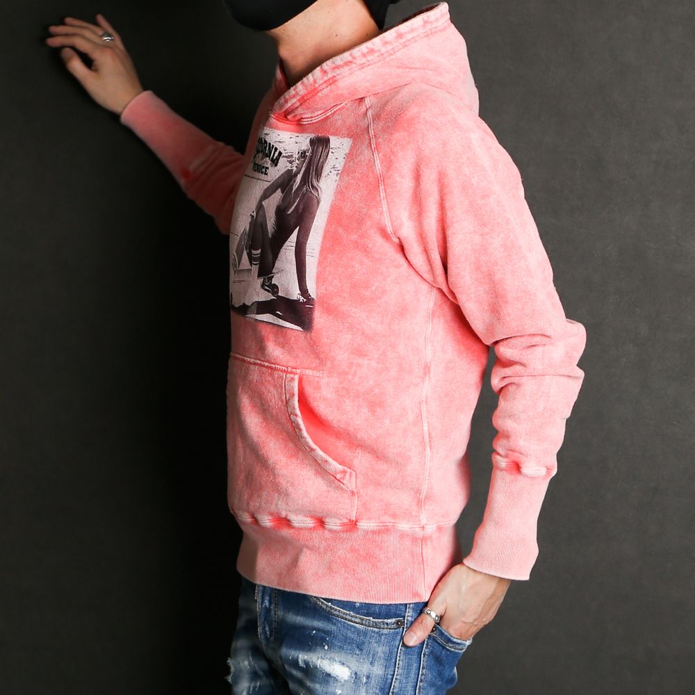 TMT - CALIFORNIA COTTON SWEAT HOODIE (CHEMICAL WASH) / プル