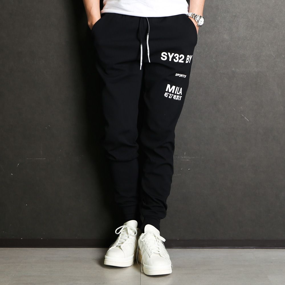 SY32 by SWEET YEARS - STRADDLE PRINT LONG PANTS / スウェットパンツ / 14121 |  chemical conbination