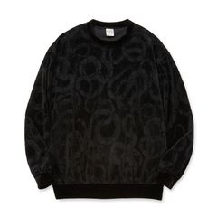 JQ VELOUR CREW NECK CS ＜SNAKE PATTERN＞ / スネークプリント ベロアカットソー / CL-25AW001SNK
