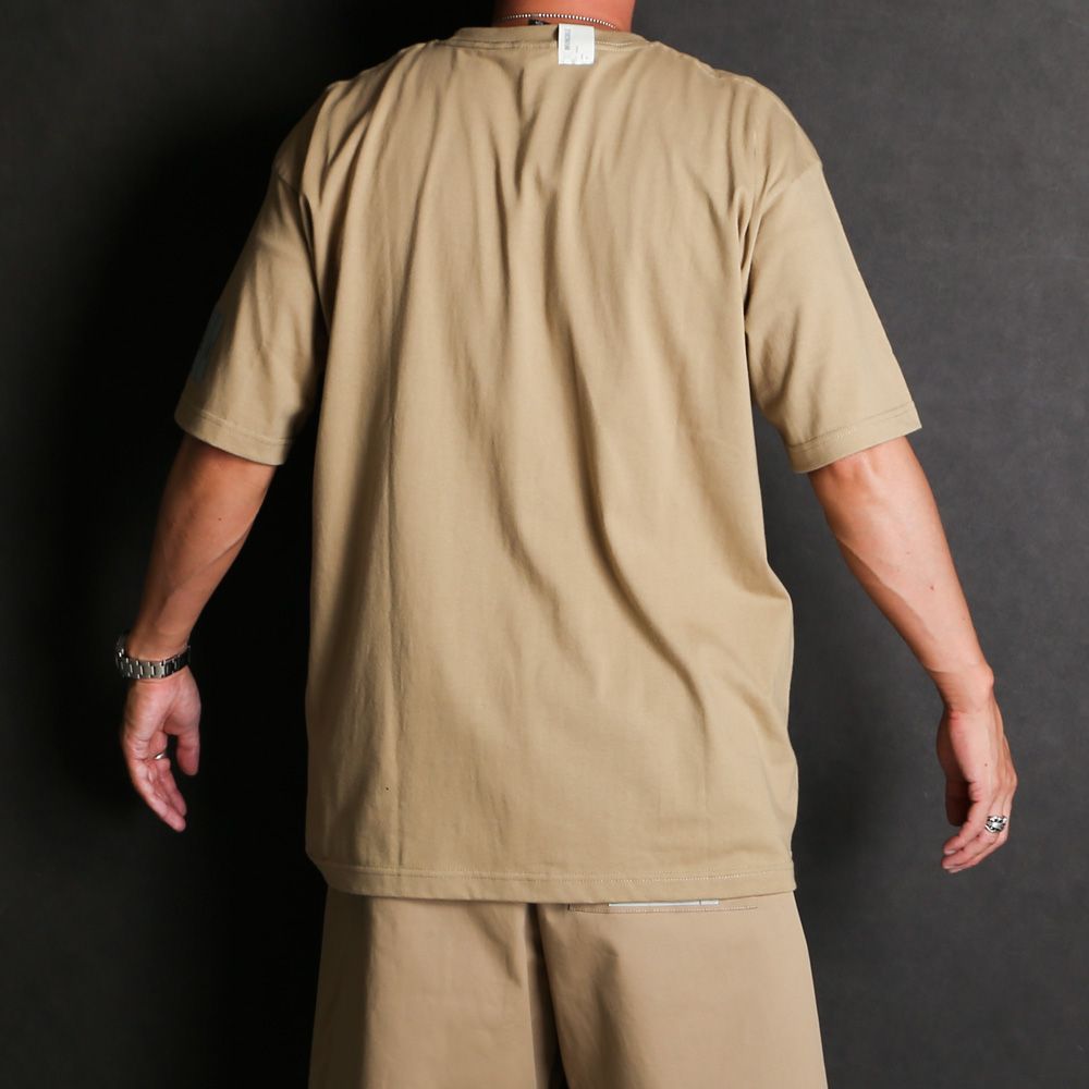 × INVINCIBLE®︎ / CREW NECK  T-SHIRT - BEIGE / 9245-CS84