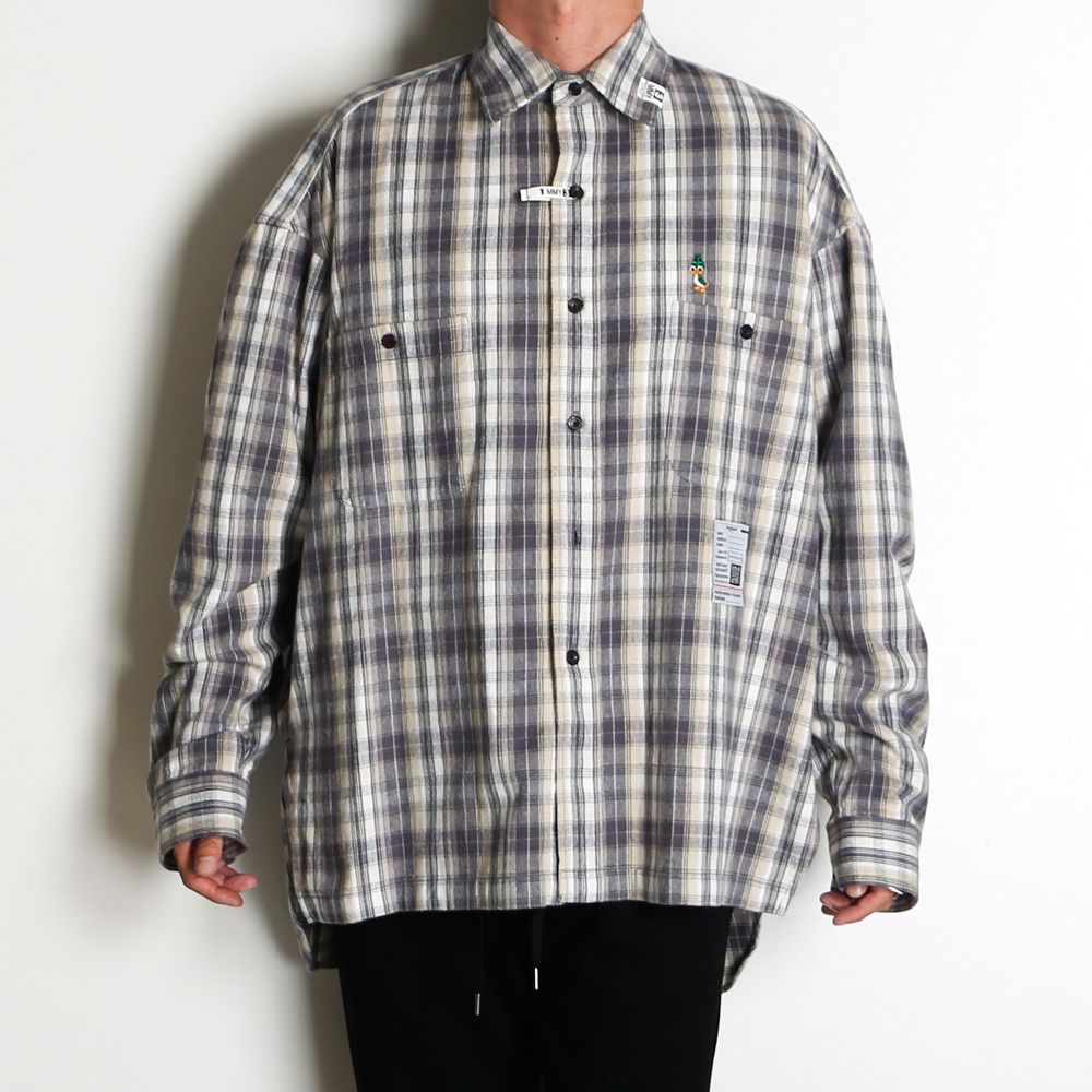 Check Long Sleeve Shirt - Black / チェック ロングスリーブ シャツ / J17SH186