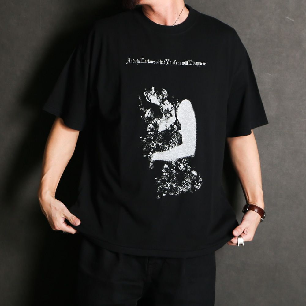 “SWEET SMILE” Tee T/C - BLACK / グラフィック Tシャツ / G16TS096