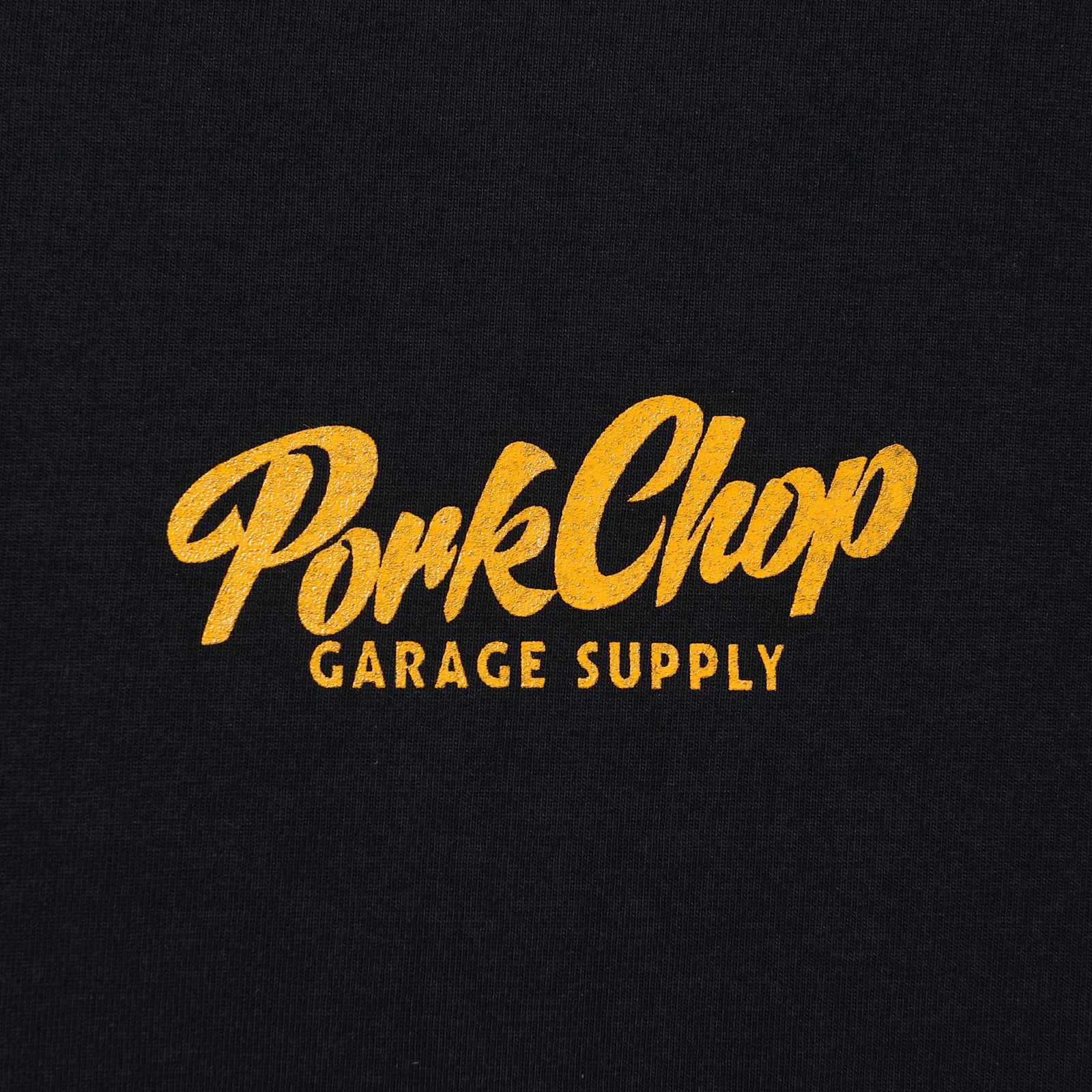 SCRIPT PORK L/S TEE - BLACK / ロングスリーブTシャツ
