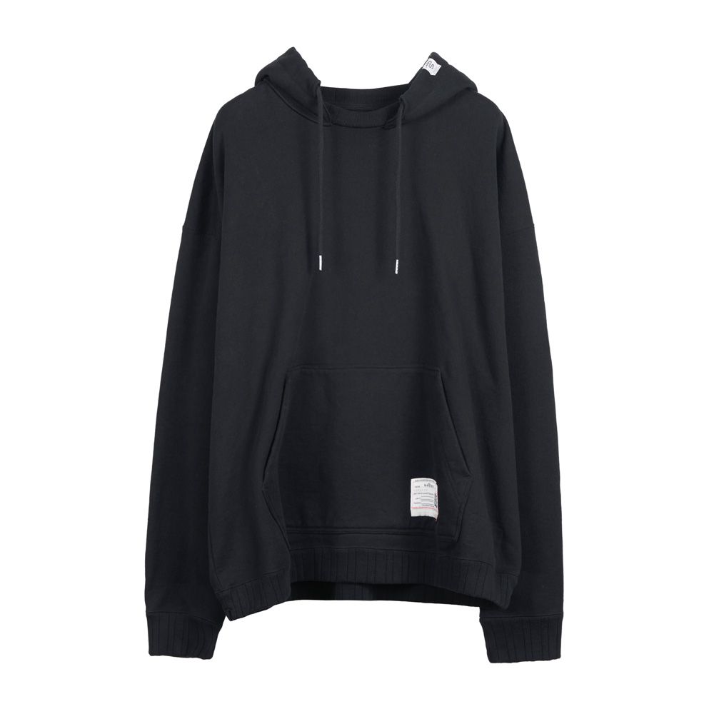 【ラスト1点-サイズ46】 MASSES × Maison MIHARA YASUHIRO / DON'T FOG UP PRINT HOODIE - BLACK / プルオーバー パーカー / C15HD043