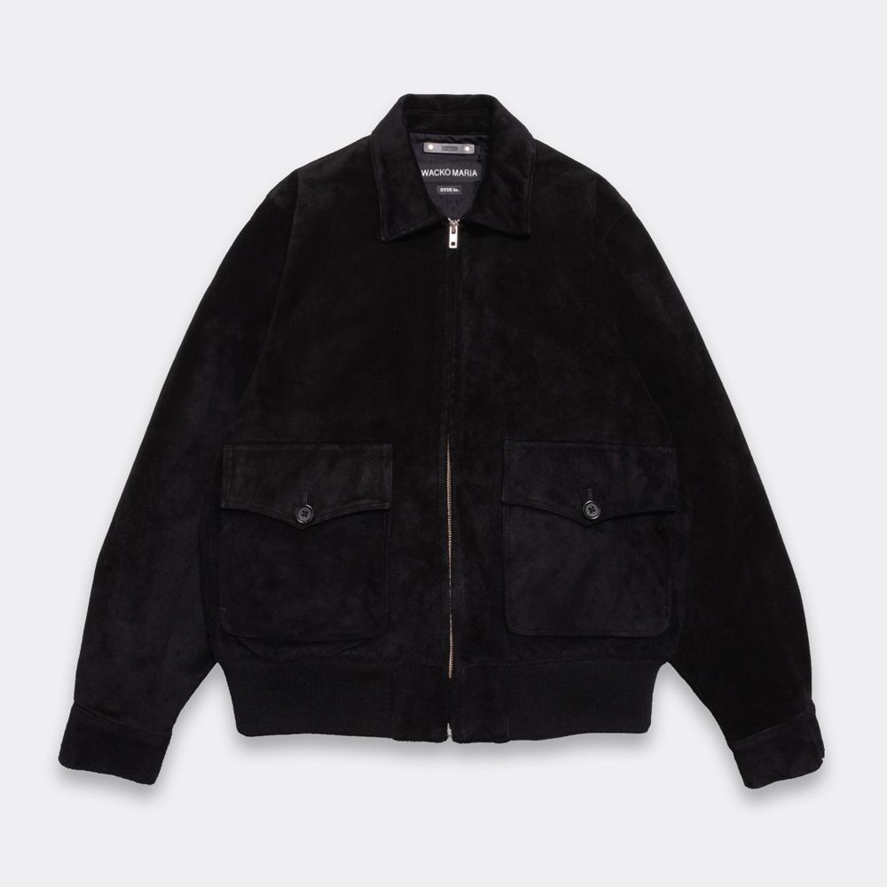 WACKOMARIA × STIE-lo × MINEDENIM / Suede Leather Jacket - BLK / MDSL-WM-BL01