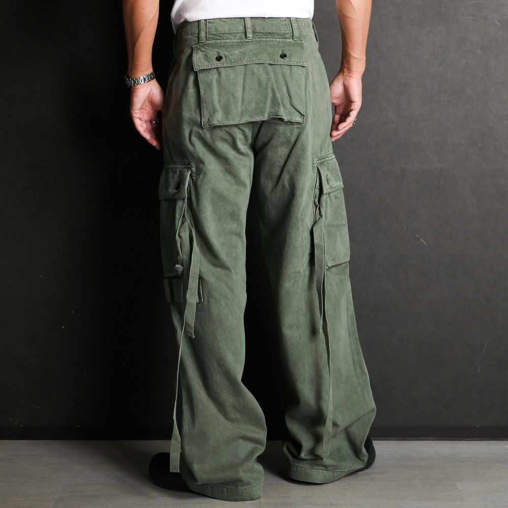 MINEDENIM - 【ラスト1点-サイズ 34 inch】 Denim Wide Cargo PS - KHA / 2408-7002 |  chemical conbination