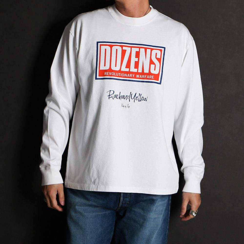 FRAME DOZENS L/S TEE - WHITE / ロングスリーブ Tシャツ / 26'RTC-0302