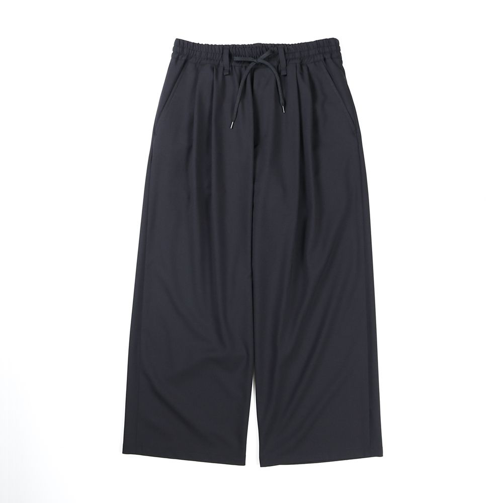 WORSTED WOOL-LIKE TWILL PT / 2タックワイドイージーパンツ / 478214