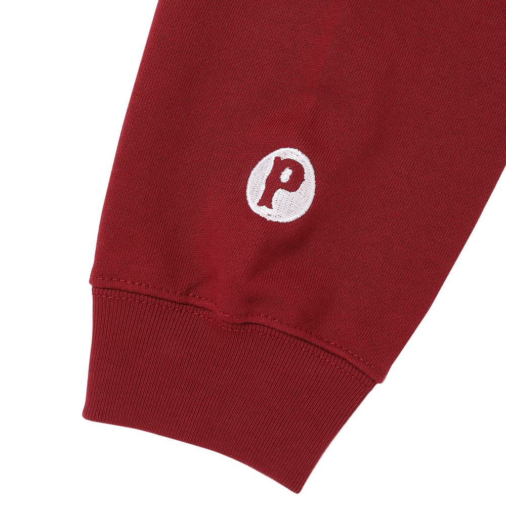 SCRIPT COLLEGE SWEAT - MAROON / スウェット