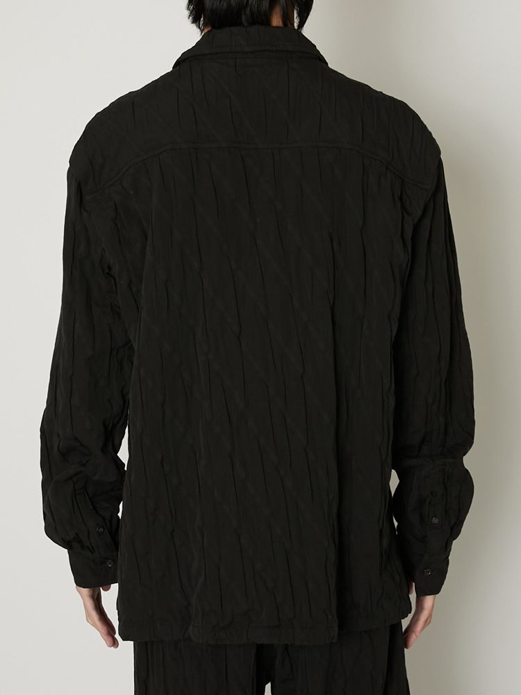 "COTTON PLEATS" SHIRTS / オープンカラーシャツ / TA23AW-SH024