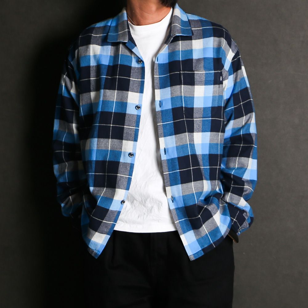 【ラスト1点-サイズL】 COTTON RAYON CHECK SHIRT / コットンレーヨンチェックシャツ / 25'RS-0306