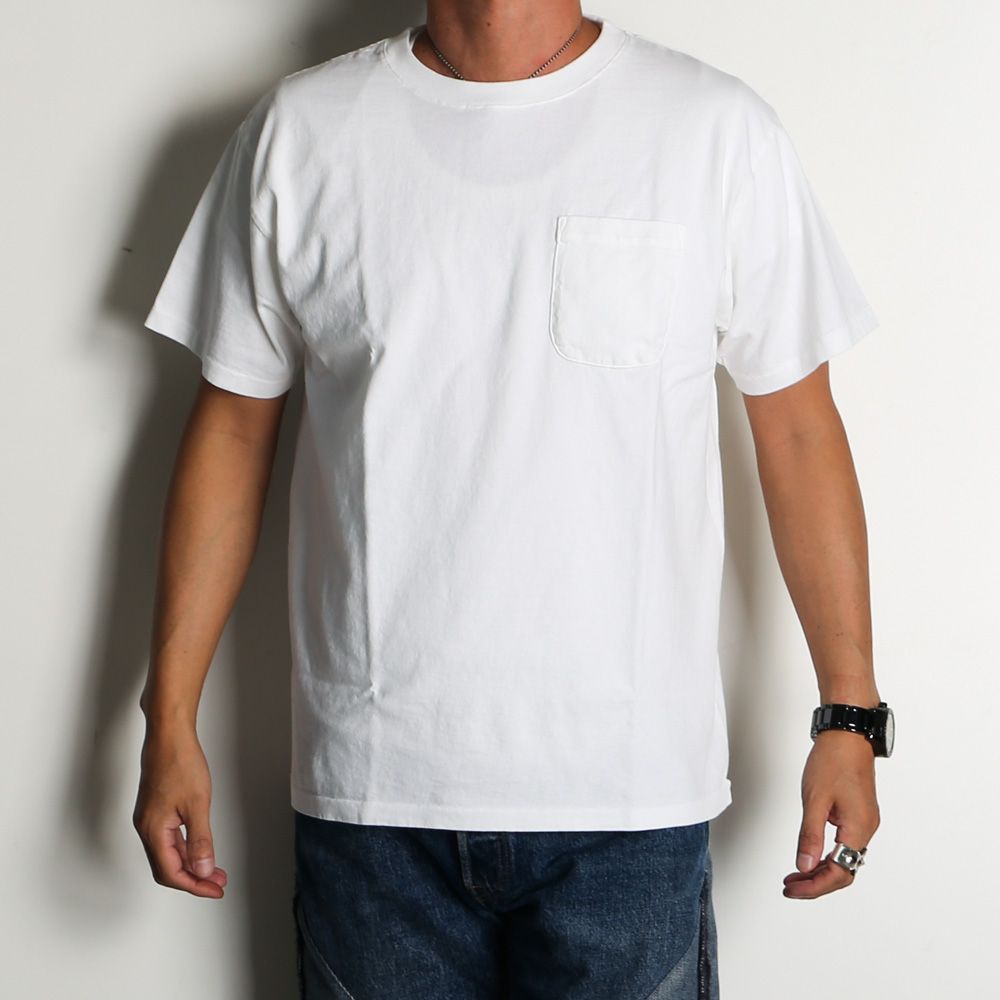 SD US Cotton Pocket T Vintage Wash - White / Tシャツ / TSOAB100